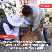 Tras meses de espera, confirman campaña de vacunación canina para el mes de noviembre