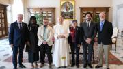 Sobrevivientes de abusos del clero se reunieron con el Papa León XIV en el Vaticano