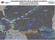 Tres ondas tropicales y 90% de formación ciclónica se espera al occidente de Venezuela