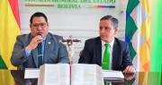 Roger Mariaca posesiona a José Mogro como fiscal departamental de Tarija en remplazo de Sandra Gutiérrez