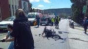 Motociclista herido tras choque en Mosconi