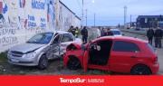 Fuerte Choque en Río Gallegos dejó a dos personas heridas