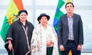 Ministras se reúnen con el coordinador de Rodrigo Paz para emprender la transición