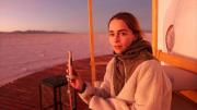 Emilia Clarke, protagonista de “Game of Thrones”, compartió imágenes de sus vacaciones en Argentina