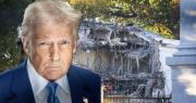 Donald Trump demolió un ala de la Casa Blanca para construir un lujoso salón