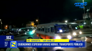 Escasez de combustibles en Santa Cruz provoca largas esperas en el transporte público