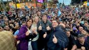 Córdoba: Javier Milei encabezó una caravana de campaña