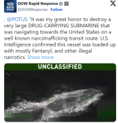 Ecuador libera a sobreviviente de ataque estadounidense a supuesto narco-submarino