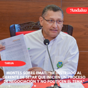 MONTES SOBRE EMAT: “HE INSTRUIDO AL GERENTE DE SETAR QUE INICIEN UN PROCESO DE NEGOCIACIÓN Y NO POLITICEN EL TEMA”