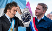 Escándalo internacional por ¡un reloj!: Milei apuntó contra la izquierda y lo tildaron de perrito imperialista