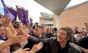 Milei, en Córdoba, donde busca concentrar votos