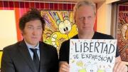 Nik se plagió a sí mismo para celebrar el cumpleaños de Javier Milei