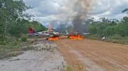 Operación Neblina 2025: Sistema Defensivo Territorial desmantela pista clandestina e inutiliza dos aeronaves ocultas en Amazonas