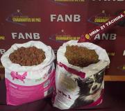 Incautan 24 kilos de cocaína en bolsas de Perrarina