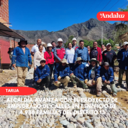 Alcaldía avanza con el proyecto de empedrado de calles en beneficio de 4,986 familias del distrito 13