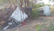 Cisterna que llevaba diésel a Santa Cruz se accidenta y su conductor muere