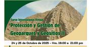 Curso Internacional Virtual: PROTECCIÓN Y GESTIÓN DE GEOPARQUES Y GEOSITIOS II mARTadero