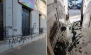 Denuncian nuevo ataque al comité de la UCR en La Plata: daños y mensajes violentos