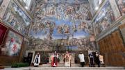 EN VIDEO: Reyes británicos rezaron en la Capilla Sixtina con el papa León XIV, es la primera vez en casi 500 años