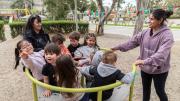 Juegos y actividades con los niños del CPB San Martín