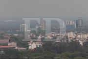 Este jueves, la calidad del aire de la capital cruceña es considerada mala