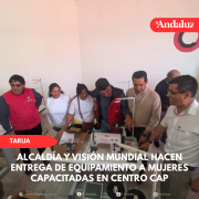 Alcaldía y Visión Mundial hacen entrega de equipamiento a mujeres capacitadas en centro CAP