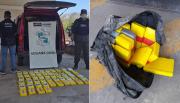 Lo atraparon en Aguas Blancas con 57 kilos de cocaína ocultos en el techo de un vehículo