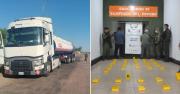 Interceptan camión boliviano con 46 kilos de cocaína en Argentina