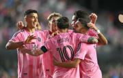 Messi guía con dos goles el triunfo de Miami en arranque de playoffs