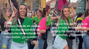 Contó que fue “desinvitada” a dos bodas por su comportamiento en la despedida de soltera y el video sorprendió en las redes