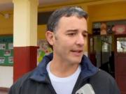 Jarsún fue el primer candidato en votar y lo hizo en Rosario de Lerma