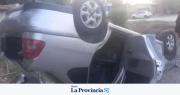 Volcó un auto en Pocito