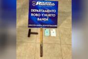 En allanamiento, detienen a peligroso ladrón de 16 años y secuestran tumbera