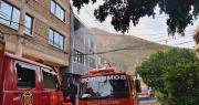 Una mujer resulta herida tras incendio en el segundo piso de un inmueble