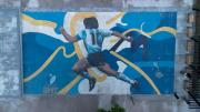 En Tucumán y en el mundo: el arte que dejó con vida a Maradona