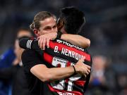 Filipe Luis marcó de manera contundente la diferencia entre Flamengo y Racing