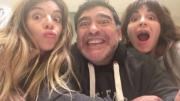 El sentido posteo de Dalma y Gianinna en el cumpleaños 65 de Diego Maradona