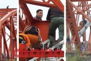 Cómo convencieron de no matarse al hombre que subió al Puente Carretero