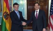 El presidente electo, Rodrigo Paz, se reúne en EEUU con el secretario de Estado, Marco Rubio