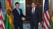 Rodrigo Paz se reunió con el secretario de Estado de EEUU en Washington