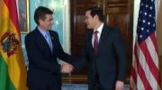 Rodrigo Paz se reúne con el secretario de Estado de EEUU en Washington