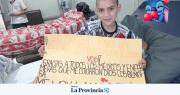 Yutiel, el nene atropellado en Rawson, recibió el alta médica tras semanas de lucha