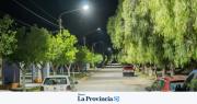 Inauguran nueva iluminación LED en el Barrio Ruta 40 de Pocito