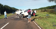Violento choque en una ruta nacional dejó 4 muertos