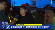La Paz celebra Todos Santos y Halloween con el “Cementerio del Terror” en la plaza 21 Mall