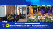 Estudiantes de Sucre celebran las tradiciones de Todos Santos con concurso de mesas