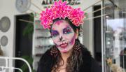 Halloween con maquillaje artístico, un día especial para niños ​​​​​​​