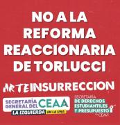 No a la reforma reaccionaria de Torlucci 