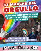 34 Marcha del Orgullo: ¡Basta de discursos de odio!