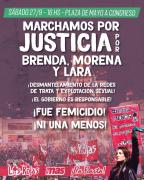 Fue femicidio: justicia por Brenda, Morena y Lara